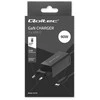 „Qoltec 52420“ 90 W „GaN“ itin greitas įkroviklis | 5–20 V | 3–4,5 A | USB-C 3.1