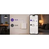 Qoltec 52719 Išmanusis vieno kanalo šviesos jungiklis | Wi-Fi | Laikmatis | Tuya | Smart life | Baltas