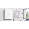 Qoltec 52715 išmanusis lietimui jautrus 1 grupių šviesos jungiklis | Wi-Fi | Laikmatis | Tuya | Smart Life | Grūdintas stiklas | Baltas