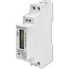 Vienfazis elektroninis skaitiklis suvartojimas energija ant bėgio din 230v lcd 1p plonas Qoltec
