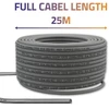Qoltec CAT6 UTP tinklo kabelis 25m pilkas