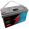 Qoltec ličio geležies fosfato akumuliatorius BMS LiFePO4 LCD/Bluetooth 12.8V 70Ah