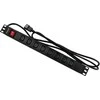 QOLTEC 53998 Apsauga nuo viršįtampių Qoltec skirta RACK 19 1U 10A PDU 8xIEC C13 2m