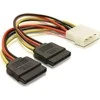 QOLTEC 27618 Qoltec Adapteris cable 20cm POWER MOLEX/2xSATA
