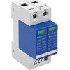 QOLTEC 52585 nuolatinės srovės viršįtampio iškroviklis / 2P / 1000V / T2 / BC