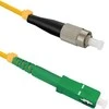Qoltec FC/UPC – SC/APC šviesolaidinis pataisos laidas | Vienmodis | 9/125 | G652D | Simplex | 15m