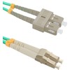QOLTEC 54348 Qoltec Optic Patchcord LC/UPC – SC/UPC Multimode 50/125 OM4 Duplex 1m