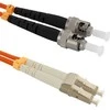 „Qoltec“ šviesolaidinis laidas LC/UPC – ST/UPC | Vienmodis | 9/125 | G652D | Dvipusis | 1m