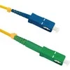 Qoltec SC/APC – SC/UPC šviesolaidinis pataisos laidas | Vienmodis | 9/125 | G652D | Simplex | 20m