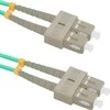Qoltec SC/UPC šviesolaidinis pataisymo laidas - SC/UPC | Daugiarežimas | 50/125 | OM4 | Dvipusis | 10m