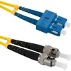 Qoltec SC/UPC – ST/UPC šviesolaidinis pataisos laidas | Vienmodis | 9/125 | G652D | Dvipusis | 5 m