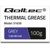 QOLTEC 51639 Qoltec Termopasta 1,93 W/mK 100g pilkas