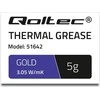 QOLTEC 51642 Qoltec Termopasta 3,05 W/mK 5g auksinis