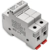 QOLTEC 52584 Saugiklio pagrindas Nuolatinės srovės saugiklis / 2P / 1000V / 30A / 10x38 / saulės