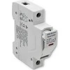 QOLTEC 52582 Saugiklio pagrindas su diodiniu nuolatinės srovės saugikliu / 1P / 1000V / 30A / 10x38 / saulės