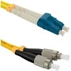 „Qoltec“ šviesolaidinis laidas LC/UPC - FC/UPC | Vienmodis | 9/125 | G652D | Dvipusis | 3 m
