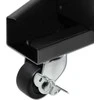 QOLTEC 54507 Ratukai su stabdžiu stelažams 19colių / 4vnt