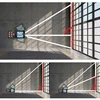 „Qoltec Precision“ skaitmeninis lazerinis atstumo matuoklis su nivelyru | su LCD ekranu | 120 m