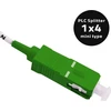 Qoltec Splitter 1x4 | SC/APC – SC/APC | G.657A | Vienmodis | 0,9 mm