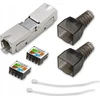 Kištukas rj45 be įrankių stp cat6 lizdas kaištis t568b t568a Qoltec
