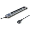 QOLTEC 50199 Apsauga nuo viršįtampių 6 lizdai 5m