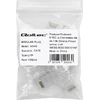 Qoltec RJ45 perėjimo jungtis CAT6 UTP auksuotos kontaktai 10 vnt