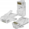 Qoltec RJ45 perėjimo jungtis CAT5e UTP auksuotos kontaktai 10 vnt