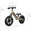 MILLY MALLY 6286 Qplay Racer balansinis dviratis platininis