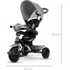 MILLY MALLY 4107 Qplay Triratis Jaukus Pilkas