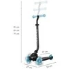 MILLY MALLY 6311 Qplay Sema Evo 3in1 dangaus mėlynas paspirtukas