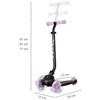 MILLY MALLY 6313 Qplay Sema Evo 3in1 violetinis paspirtukas