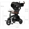MILLY MALLY 5680 Qplay Triratis Rito Deluxe Guma juoda