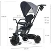MILLY MALLY Qplay Triratis Elite Platinos pilkas