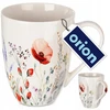 Quantec Orion Puodelis 360 ml, porceliano, gėlių motyvas