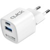 Quick „Quik Accessories QG-322 GaN USB-C“ / USB įkroviklis 30 W
