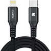 USB kabelis Quick USB-C - Lightning 1,5 m juodas (4752168141229)