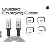 Quick USB-C - USB-C kabelis 1,5 m pilkas (4752168141274)