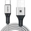 USB kabelis Quick USB-A - USB-C 1,5 m pilkas (4752168141298)