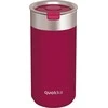 Quokka Boost Coffee Tumbler - Nerūdijantis plienas thermal mug with brewer 400 ml (Maroon)