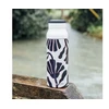 Quokka Echo - 690 ml Stainless Steel Bottle with Silicone Handle (Abstract Leaves)