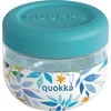 Quokka Bubble Food Jar - Plastikinė maisto talpa / priešpiečių dėžutė 500 ml (Akvarelės lapai)