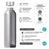 „Quokka Solid“ su dirželiu – nerūdijančio plieno termosas 630 ml su dirželiu (vyšnių raudonos spalvos)