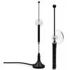 4G LTE 600-2700MHz antena su magnetiniu pagrindu - 5dBi - SMA - vidinė - Qoltec 57059