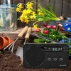 Aiwa Radijo imtuvas FM įkraunamas su USB/Micro SD/3.5mm lizdu, juodas