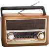 Nešiojamasis radijas LTC ELMA RETRO Bluetooth USB žibintuvėlis