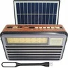 „Radio Vega“ NEŠIOJAMASIS RADIJO LIWA RETRO SU SAULES PLOKŠTELĖMIS, FM, BLUETOOTH, USB, SD, AUX, USB lempa, LX521BTS>