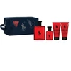 Set Ralph Lauren: Polo Raudona Eau De Toilette For Men, 125 ml + Polo Raudona Eau De Toilette For Men, 40 ml + Polo Raudona Moisturizing After-Shave Balm, 50 ml + Polo Raudona Dušo želė & Šampūnas 2-In-1, 50 ml