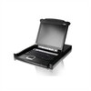 Aten KVM konsolės LCD KVM komutatorius ATEN CL5708M 43 cm, USB-PS/2, VGA, 8 prievadai, JAV išdėstymas