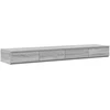 Lova su daiktų laikymo vieta su stalčių Pilkas Sonoma 140 cm