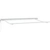 Markizės rėmas Balta 4 x 2 m Metalas